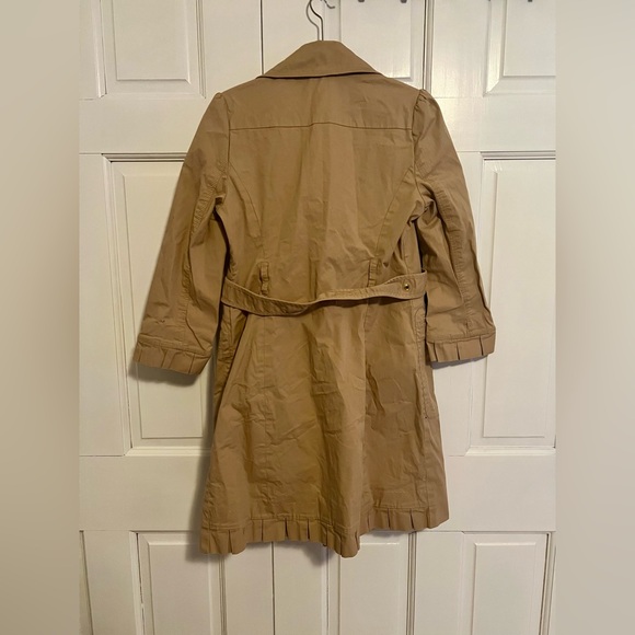 Juicy Couture Double Breasted Trench Coat Size Medium - Picture 3 of 8